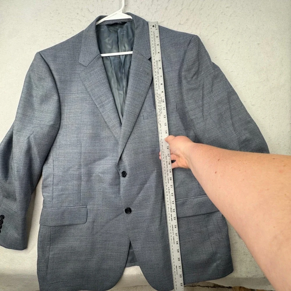 Jos. A. Bank Blazer Mens 46R Blue 100% Wool Signature Collection Professional